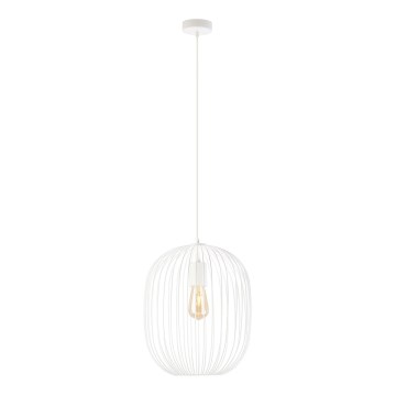 Pendul pe cablu OVELLA, 1xE27/15W/230V, Ø 34 cm, crem