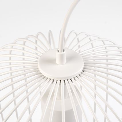 Pendul pe cablu OVELLA, 1xE27/15W/230V, Ø 34 cm, crem