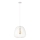 Pendul pe cablu OVELLA 1xE27/15W/230V, Ø 36 cm, crem