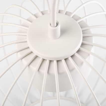 Pendul pe cablu OVELLA 1xGX53/10W/230V Ø 25 cm, crem