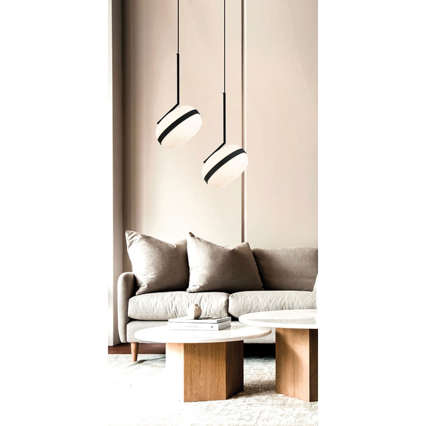 Pendul pe cablu PALMA 1xE27/40W/230V negru