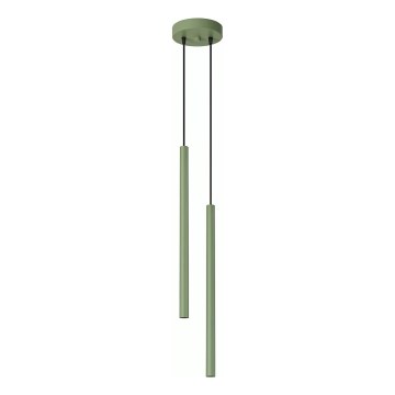 Pendul pe cablu PASTELO 2xG9/8W/230V verde