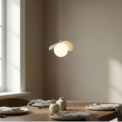 Pendul pe cablu RITUAL, 1x G9, 8W, 230V, bej