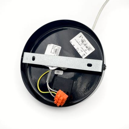 Pendul pe cablu ROSA 1xE27/60W/230V negru/gri