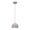 Pendul pe cablu SOOL 1xE27/15W/230V diam. 15 cm crem