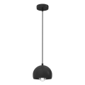 Pendul pe cablu SOOL 1xE27/15W/230V Ø 15 cm, negru