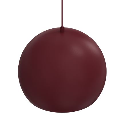 Pendul pe cablu SOOL 1xE27/15W/230V Ø27 cm, vișiniu