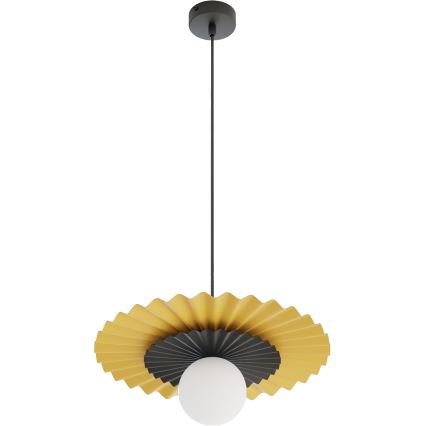 Pendul pe cablu UMBRA 1xG9/8W/230V negru/portocaliu