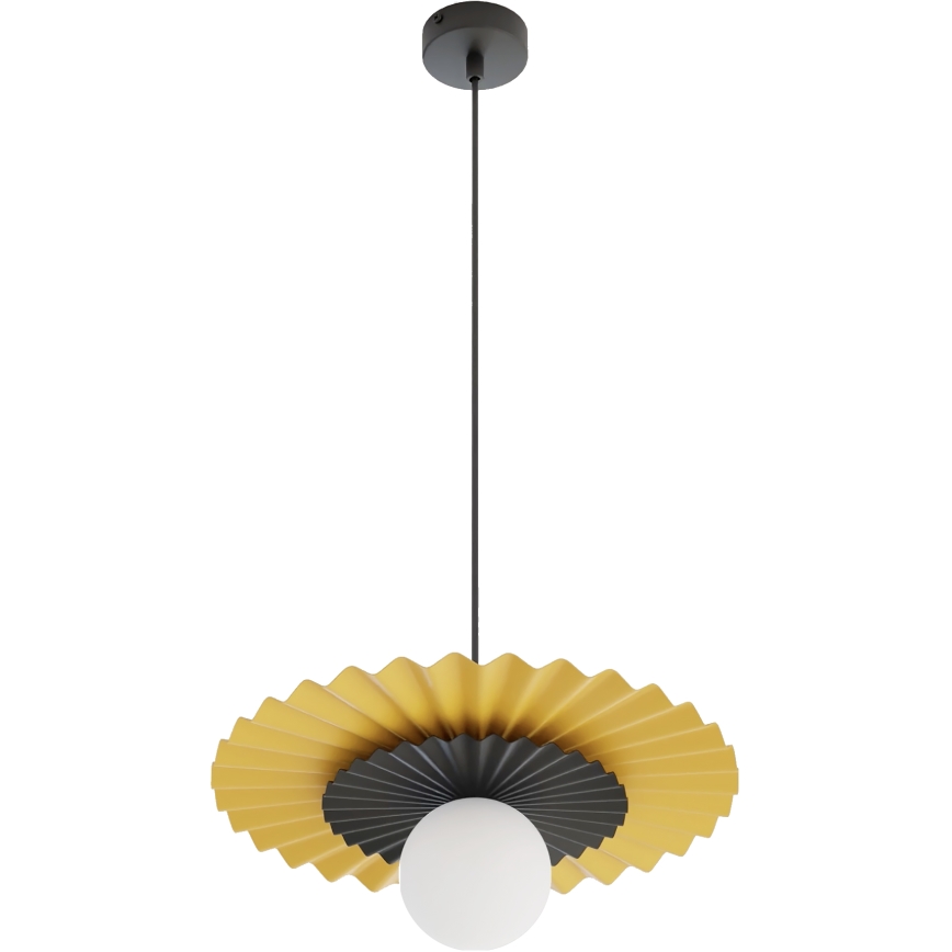 Pendul pe cablu UMBRA 1xG9/8W/230V negru/portocaliu