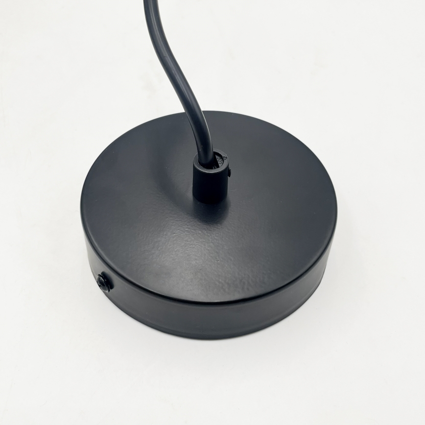 Pendul pe cablu VELLO, 1xE27/15W/230V, negru/roz prăfuit/bej/negru