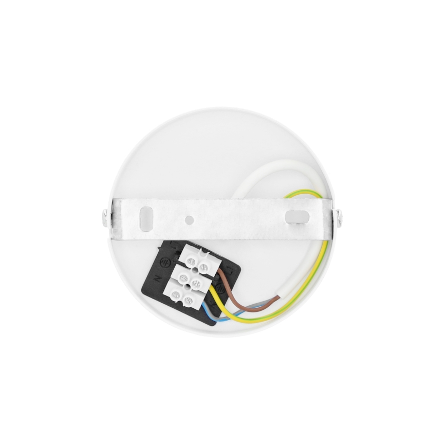 Pendul SARTA pe cablu, 1xE27/60W/230V, Ø 45 cm, alb/iută