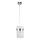 Pendul VETRO cu cablu 1xE14/10W/230V crom lucios