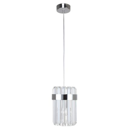 Pendul VETRO cu cablu 1xE14/10W/230V crom lucios