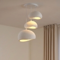 Pendul WABI SABI pe cablu, 3xE27/40W/230V, Ø 76 cm, alb - BRILAGI