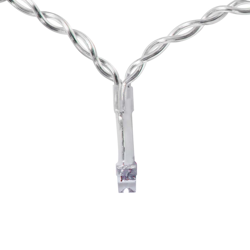 Perdea LED de Crăciun 240xLED/8 funcții 8m IP65 Wi-Fi Tuya Nedis alb rece