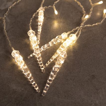 Perdea LED de Crăciun pentru exterior, 180 LED, 3,5 x 0,7 m, IP44, alb cald