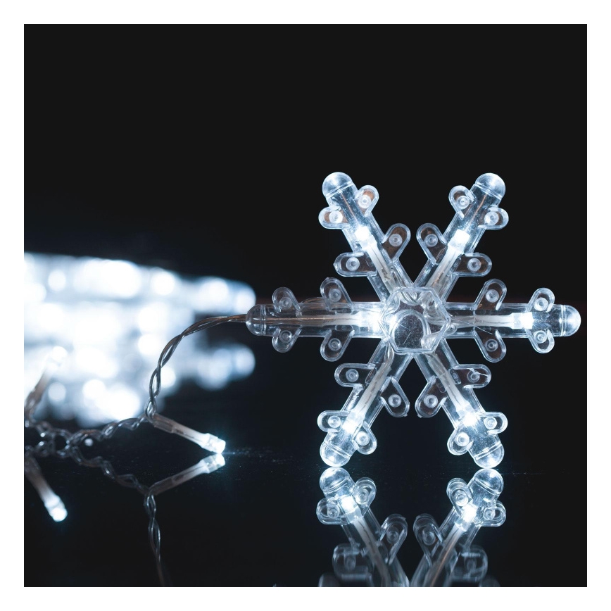 Perdea LED de exterior pentru Crăciun, 224 LED, 3,5 x 0,75 m, IP44, alb rece