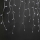 Perdea LED pentru exterior, 180 LED, 7 funcții, 10,9 m, IP44, alb rece