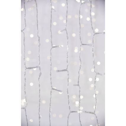 Perdea LED pentru exterior CURTAIN 480xLED/8,4W/230V 3x3 m IP44 alb rece