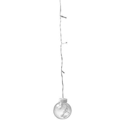 Perdea LED WISH BALLS 108xLED/8 funcții 4,5 m alb cald