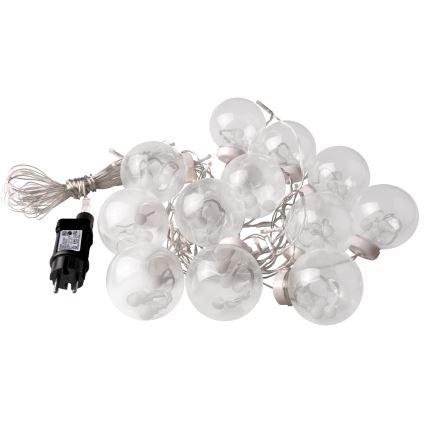Perdea LED WISH BALLS 108xLED/8 funcții 4,5 m alb cald