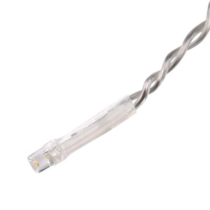 Perdea luminoasă LED ESTELLA, 47 LED, 8 funcții, 3,5 m, alb cald