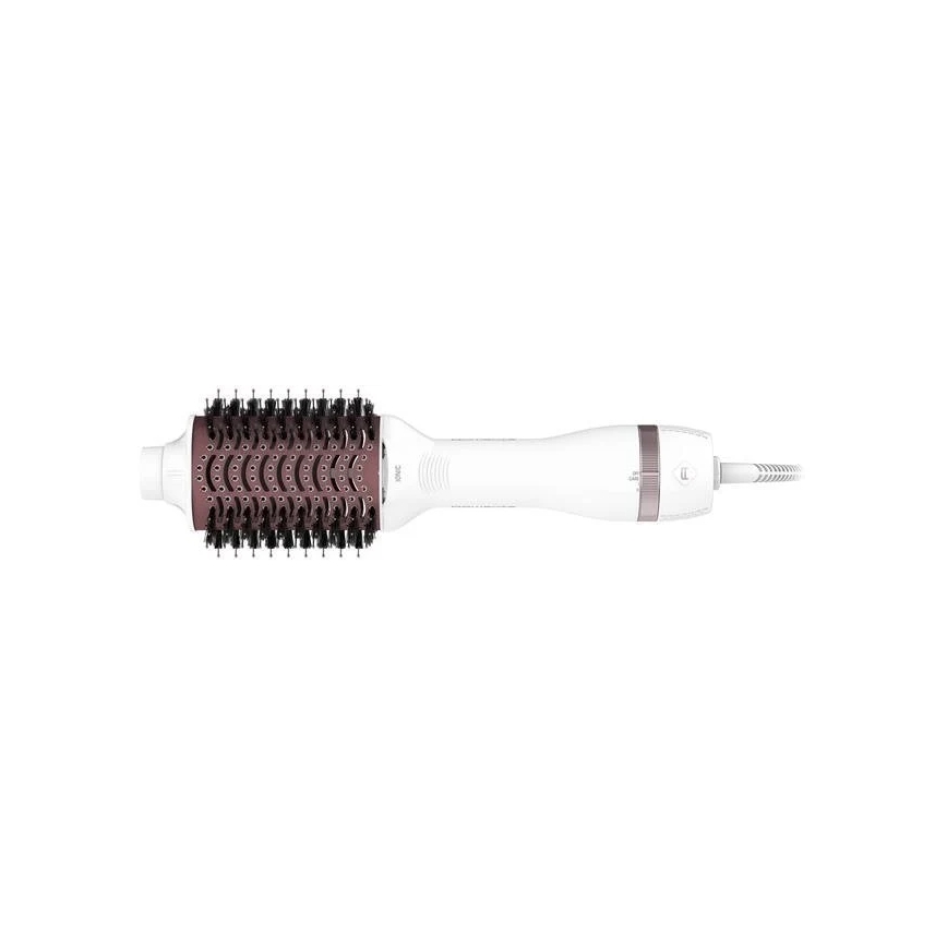 Perie cu aer cald VOLUMIZER 800W/230V alb/roz Rowenta