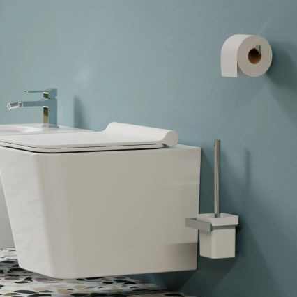 Perie de toaletă de perete OMNIRES NL80620CR NELSON crom lucios