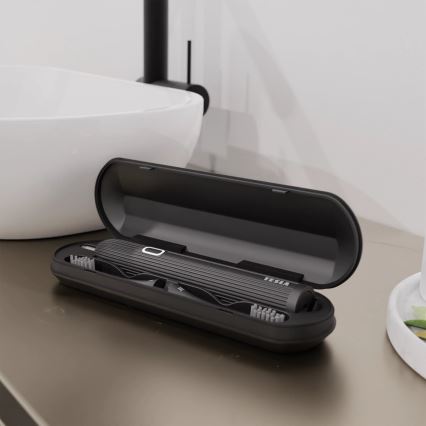 Periuță de dinți sonică inteligentă TESLA Smart TS200 DELUXE negru