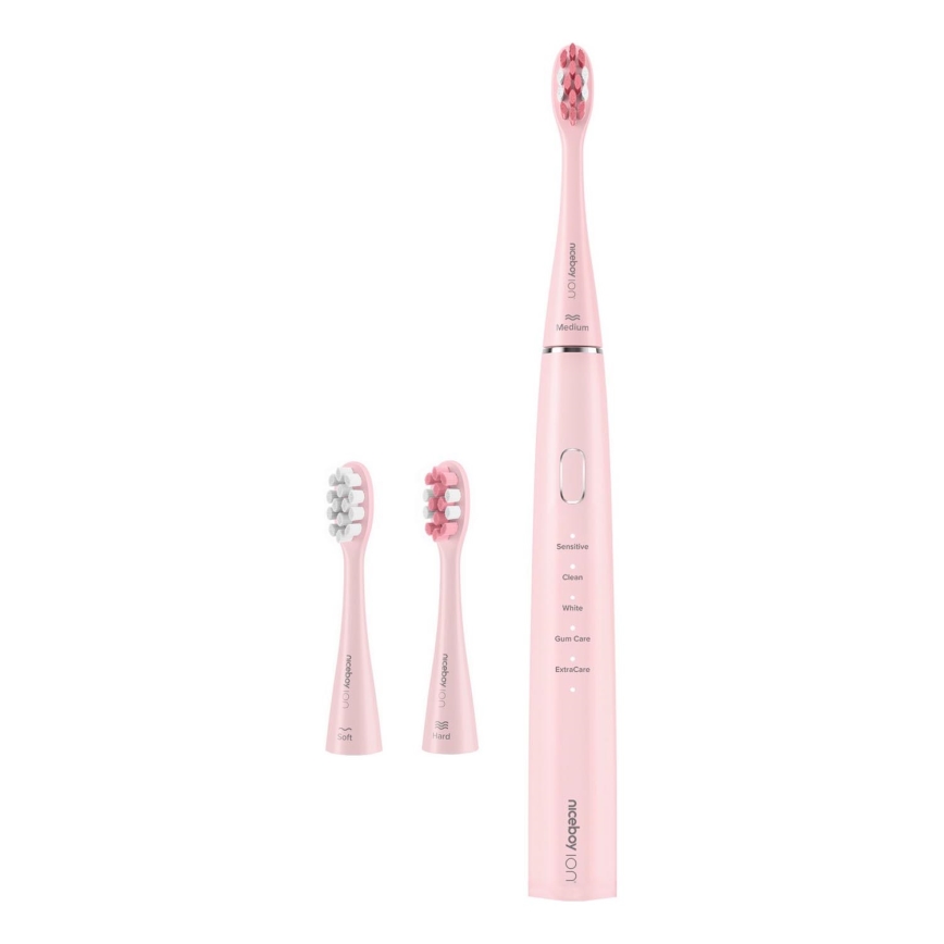 Periuță sonică Niceboy ION Sonic IPX7 roz