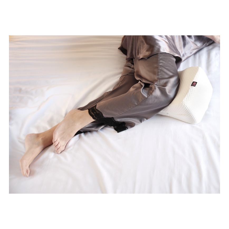 Pernă anatomică pentru genunchi CONNECT IT CFH-6010-WH Taurus Knee alb