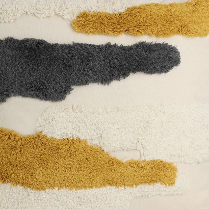 Pernă decorativă Eglo 45x45 cm galben/gri