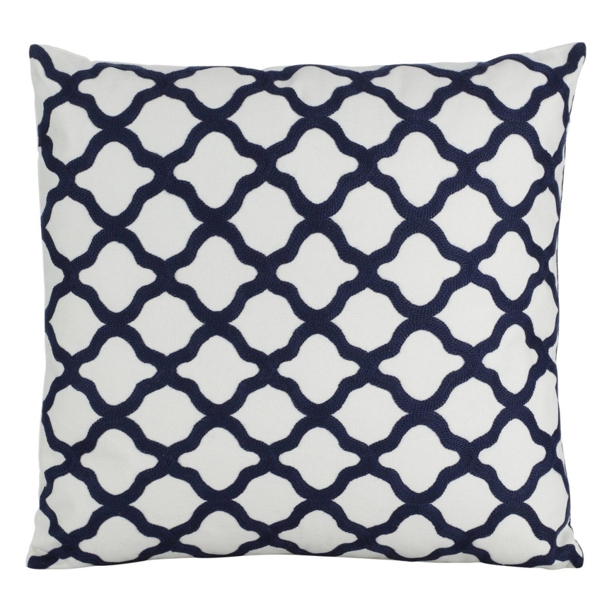 Pernă decorativă Eglo 45x45 cm alb/negru