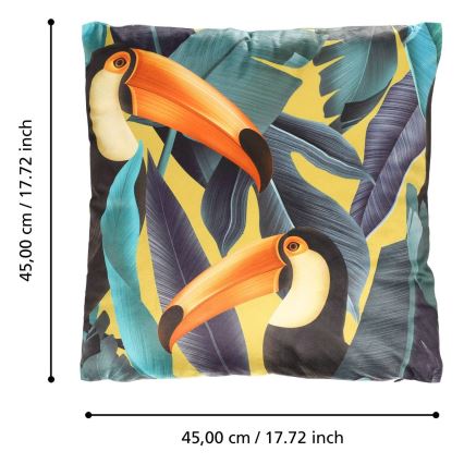 Pernă decorativă Eglo 45x45 cm colorată