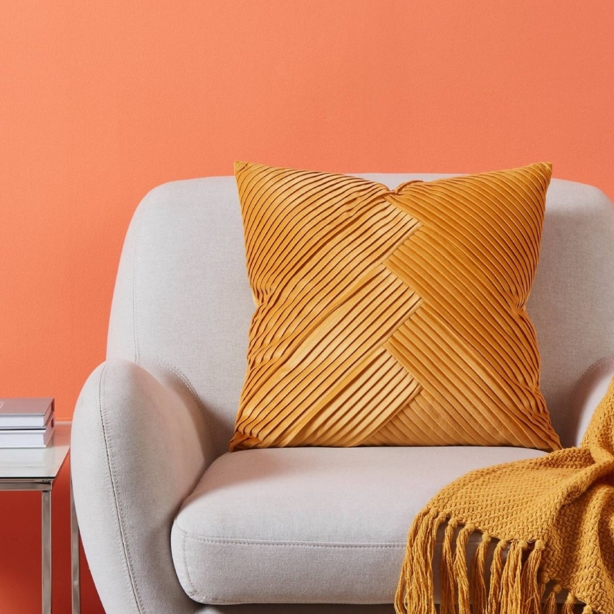 Pernă decorativă Eglo 45x45 cm galben