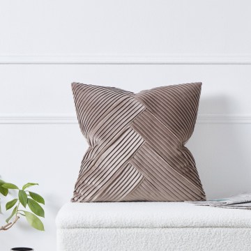 Pernă decorativă SHOURA, 45 x 45 cm, maro - Eglo 420266