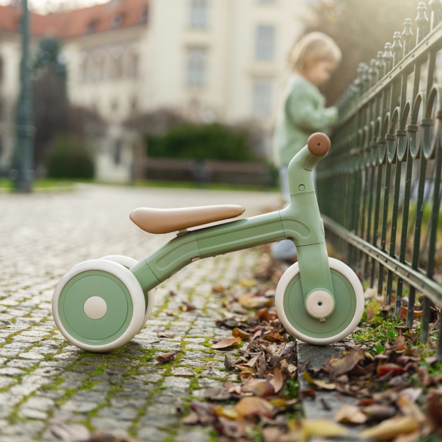 PETITE&MARS - Bicicletă fără pedale 3-în-1 BINGO Sage Leaf