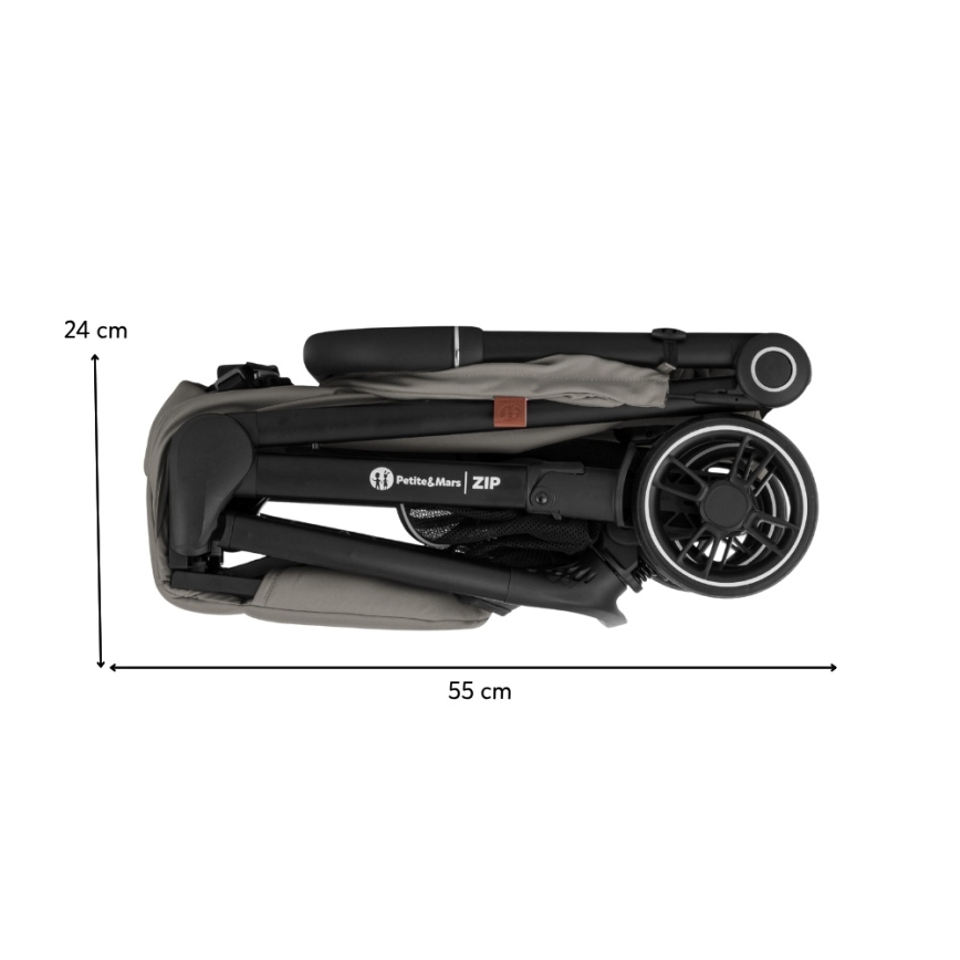 PETITE&MARS - Cărucior sport ZIP Velvet Grey