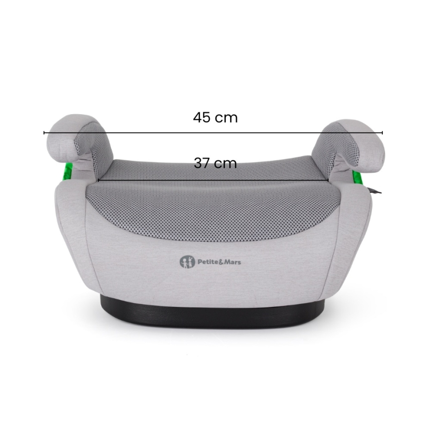 PETITE&MARS - Înălțător auto OPTIMUS PRO i-Size Air pentru 125-150 cm (22-36 kg), bej