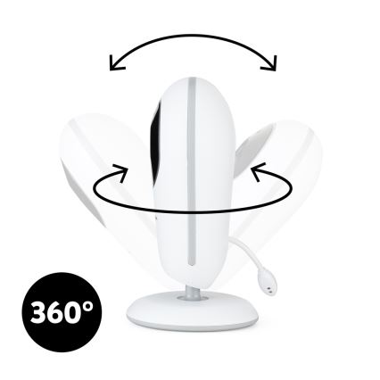 PETITE&MARS - Monitor pentru bebeluși NANO 4.0, 3,7 V, 1760 mAh