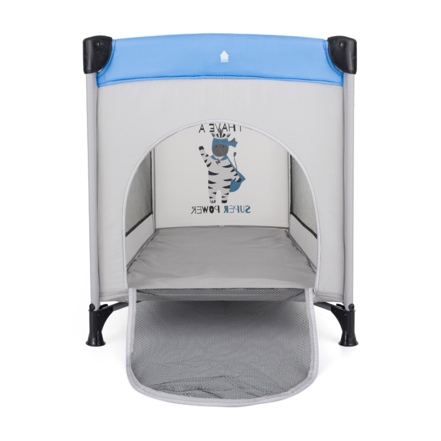 PETITE&MARS - Pătuț de călătorie KOOT Zebra Super Power