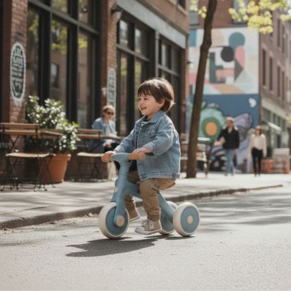 PETITE&MARS - Tricicletă 3 în 1 BINGO Stering Blue pentru copii