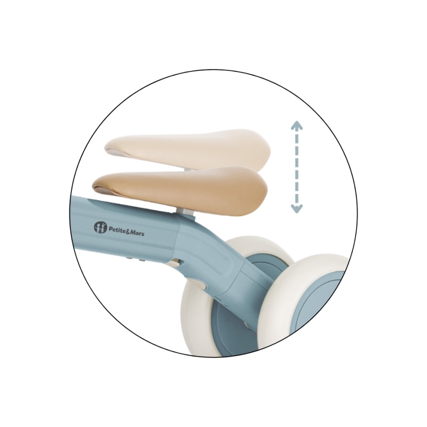 PETITE&MARS - Tricicletă 3 în 1 BINGO Stering Blue pentru copii