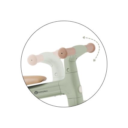 PETITE&MARS - Tricicletă 3-în-1 pentru copii BINGO, Sage Leaf