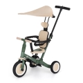 PETITE&MARS - Tricicletă 5 în 1 pentru copii TURBO PLUS, Verde Misty