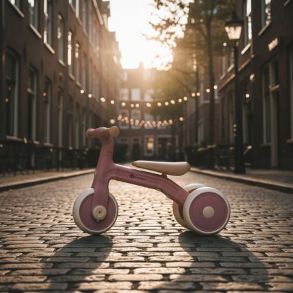 PETITE&MARS - Tricicletă pentru copii 3 în 1 BINGO Roz pudrat