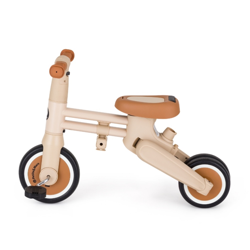 PETITE&MARS - Tricicletă pentru copii 4 în 1 DRIFT Desert Sand