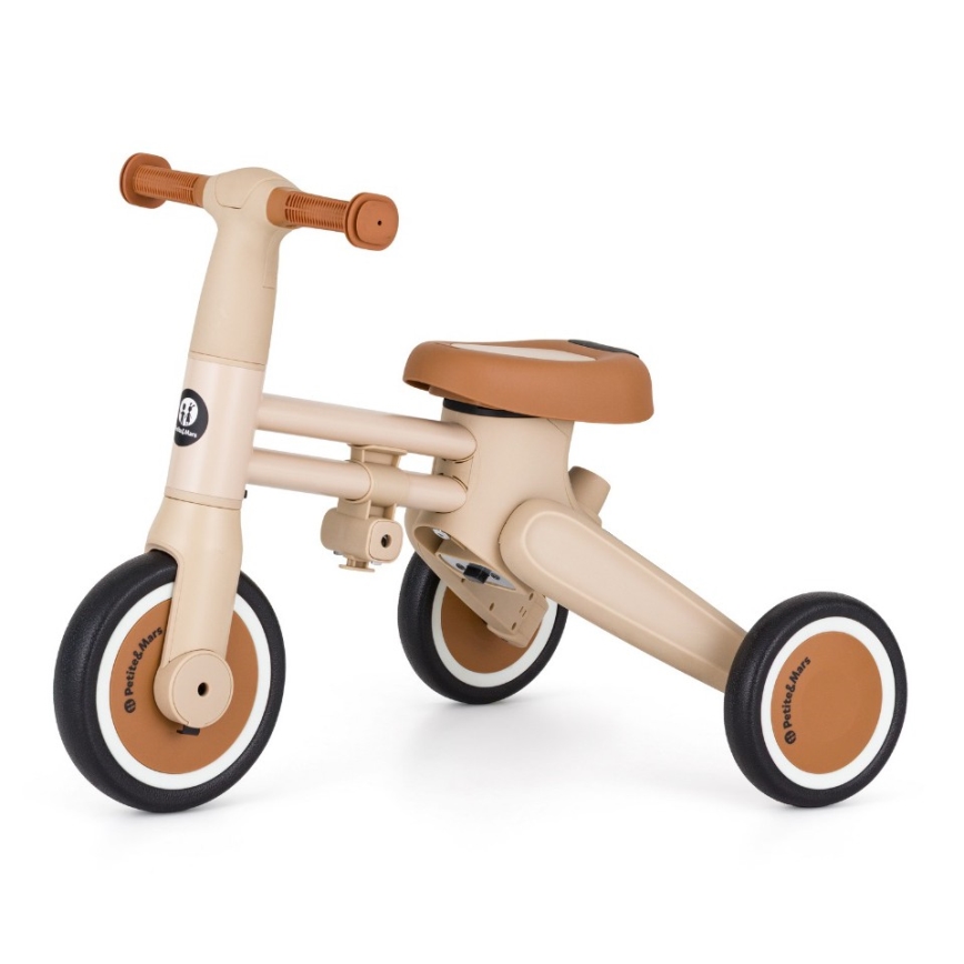 PETITE&MARS - Tricicletă pentru copii 4 în 1 DRIFT Desert Sand