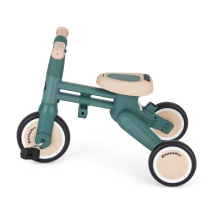 PETITE&MARS - Tricicletă pentru copii 4 în 1 DRIFT Misty Green