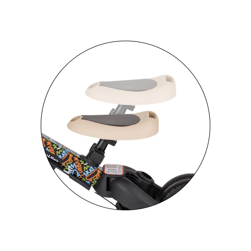 PETITE&MARS - Tricicletă pentru copii 5 în 1 TURBO LIMITED City Beat